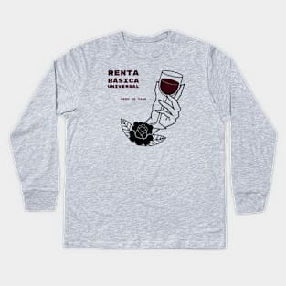 RBU y vino Kids Long Sleeve T-Shirt